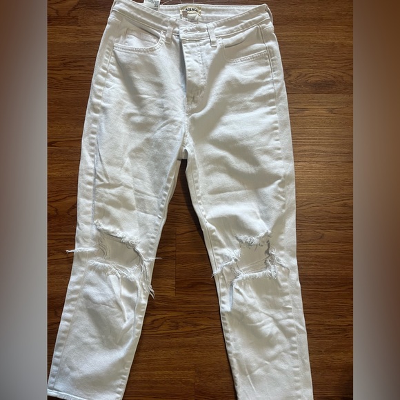 L’agence White Distressed Women Jeans - Picture 1 of 6